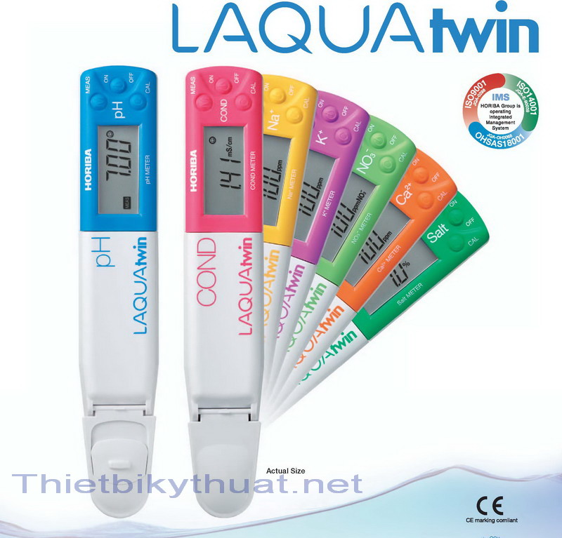 Máy đo pH giấy, vải, bột, thực phẩm, da Horiba B-712