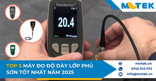 Top 5 máy đo độ dày lớp phủ sơn tốt nhất năm 2025