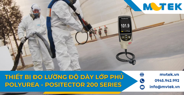 Đo độ dày lớp phủ polyurea chính xác với PosiTector 200