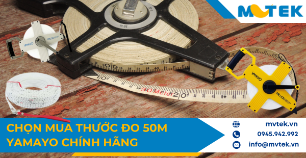 Chọn mua thước đo 50m Yamayo chính hãng