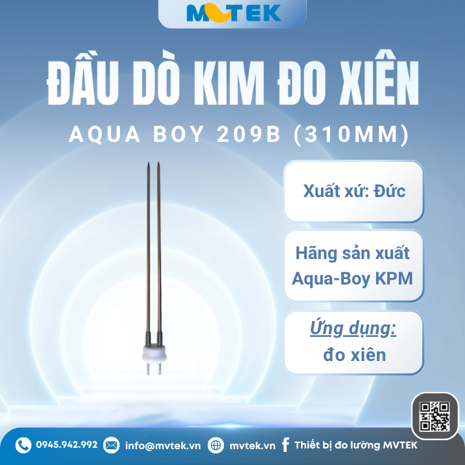 Đầu dò kim đo xiên Aqua Boy 209b (310mm) chính hãng