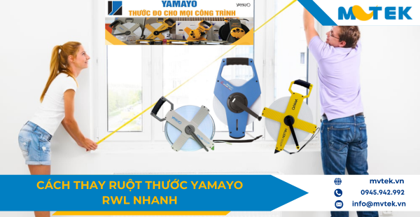 Cách thay ruột thước Yamayo RWL nhanh