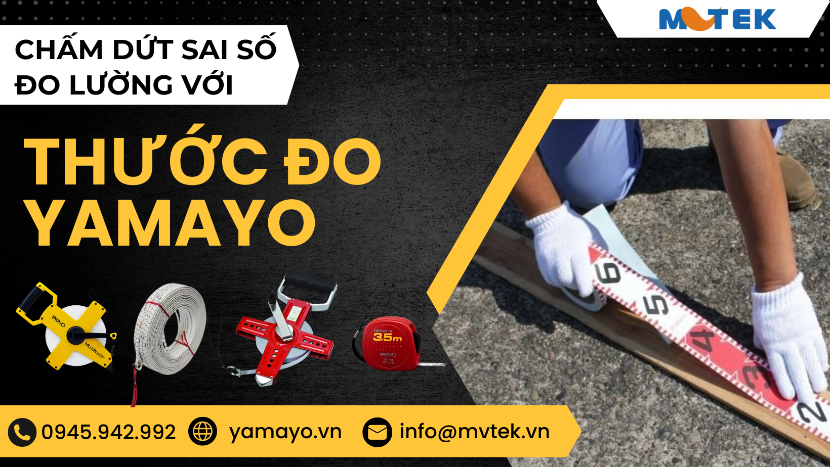 Chấm dứt sai số đo lường với thước đo Yamayo