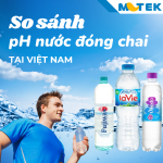 So sánh pH nước khoáng đóng chai tại Việt Nam