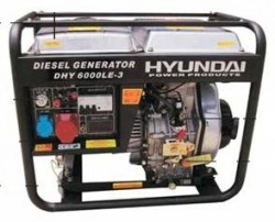 Máy phát điện chạy dầu Diesel HYUNDAI 3.0 KW DHY4000LE