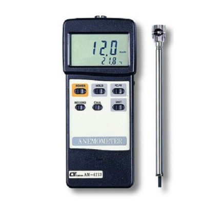 Máy đo tốc độ gió và nhiệt độ Lutron AM-4213 (12m/s & 80 ℃)