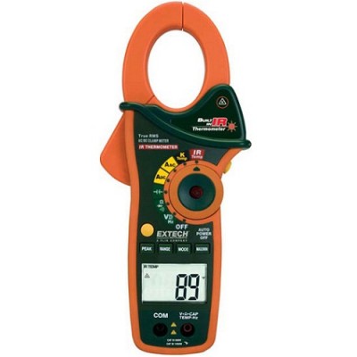 Ampe kìm AC/DC Extech EX840, 0.1A/1000A (CAT IV-600V,1000A, True RMS, Tích hợp đo nhiệt độ IR)