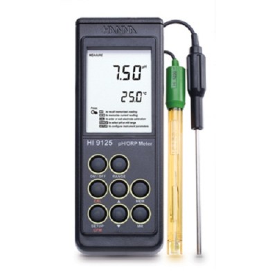 Máy đo pH/ORP/Nhiệt độ cầm tay Hanna Hi 9125, -2.00~16.00 pH/0.01 pH