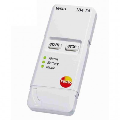 Bộ ghi dữ liệu nhiệt độ đông lạnh Testo 184 T4 (0572 1844, -80 ~ +70 °C, IP67)