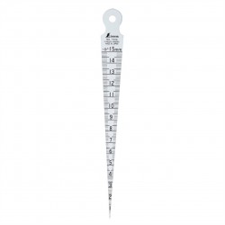Dưỡng đo lỗ, khe  Shinwa 26200, 0-15mm/0.1mm