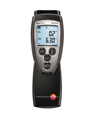 Máy đo CO và CO2 môi trường xung quanh Testo 315-3 (0632 3153, CO2: 0 ~ 10000 ppm, CO: 0 ~ 100 ppm không có bluetooth)