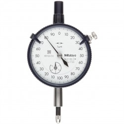 Đồng hồ so Mitutoyo 2118S-10,0-5mm/0.001mm, hiển thị 0-100-100