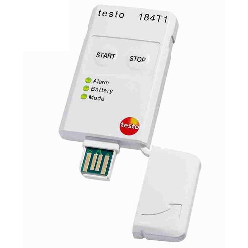 Bộ ghi dữ liệu nhiệt độ Testo 184 T1 (0572 1841, -35 ~ +70 °C, IP67)