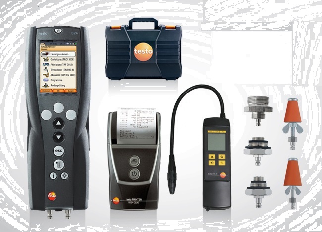 Máy đo rò rỉ khí, áp suất Testo Pro Set Testo 324 (0 ~ 1000 hPa, IP40)